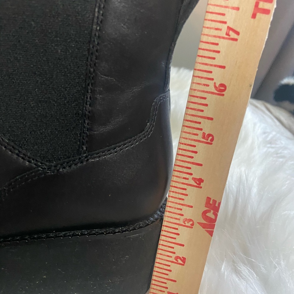 Cole Haan Zerogrand City Wedge waterproof Chelsea Black Ankle Booties Sz 8.5 - Picture 6 of 8